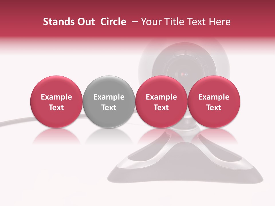 Closeup Connect Network PowerPoint Template