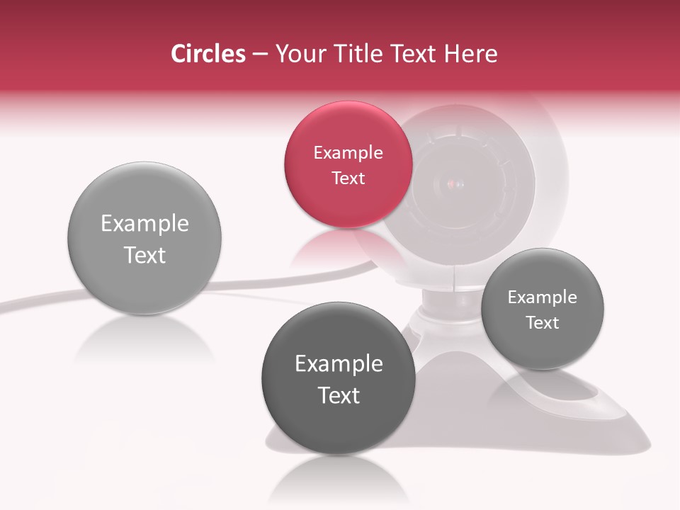 Closeup Connect Network PowerPoint Template