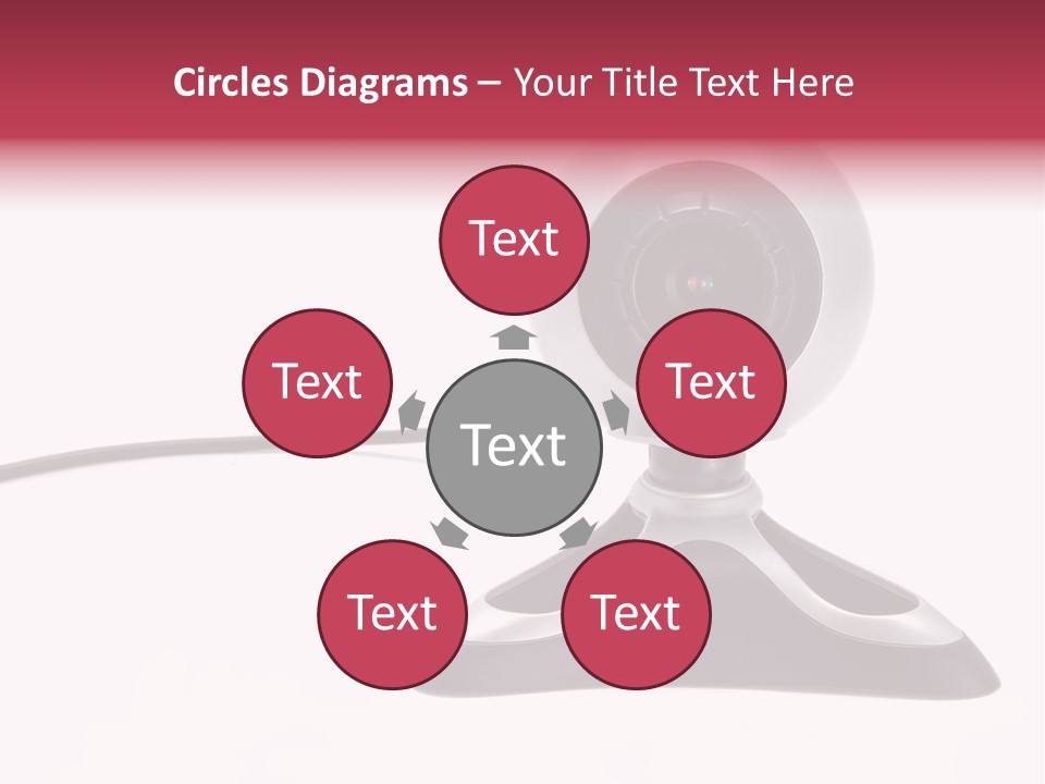 Closeup Connect Network PowerPoint Template