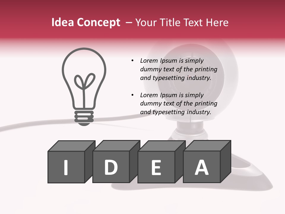 Closeup Connect Network PowerPoint Template