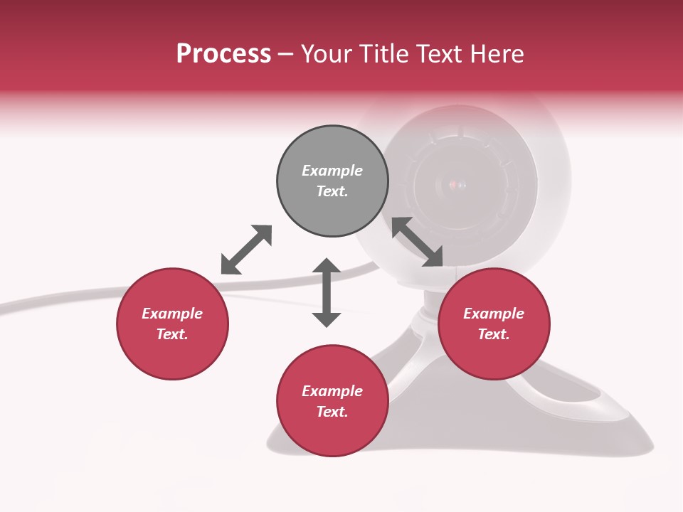 Closeup Connect Network PowerPoint Template