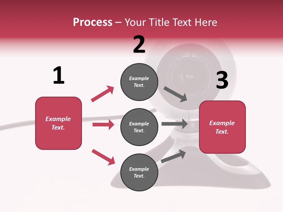 Closeup Connect Network PowerPoint Template