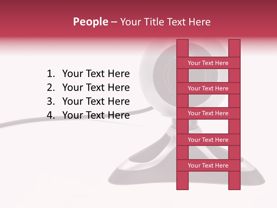 Closeup Connect Network PowerPoint Template