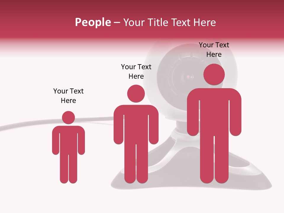 Closeup Connect Network PowerPoint Template