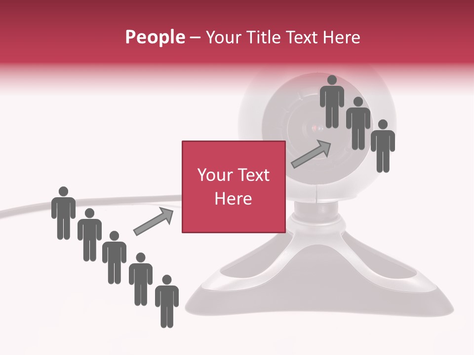 Closeup Connect Network PowerPoint Template