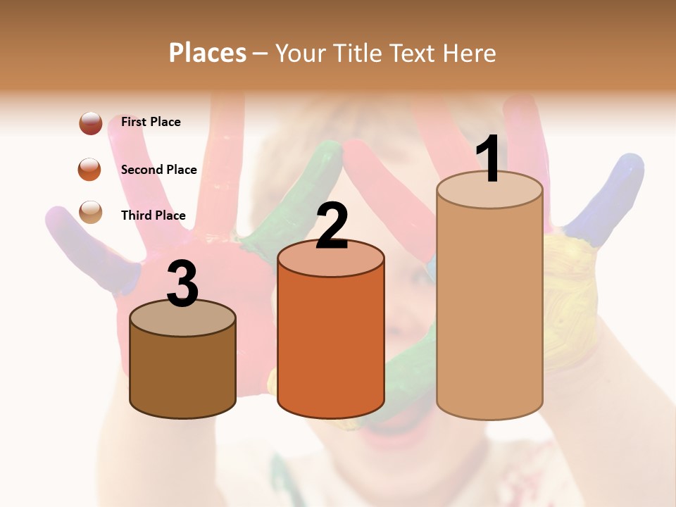 Excited Isolated Happiness PowerPoint Template