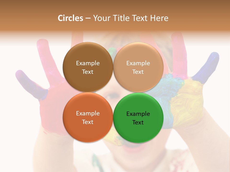 Excited Isolated Happiness PowerPoint Template