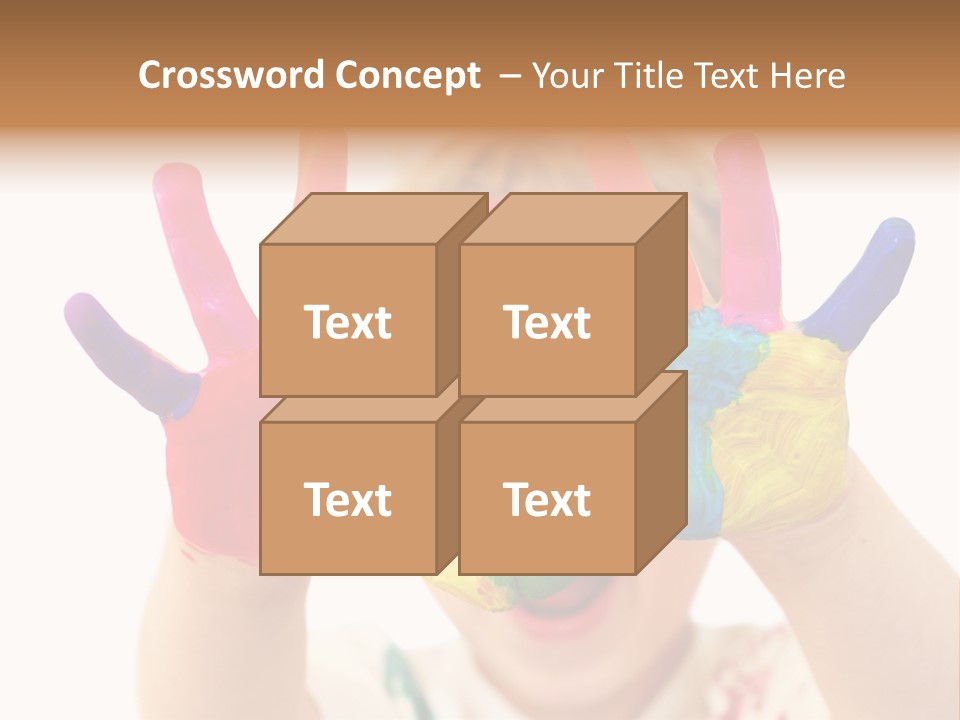 Excited Isolated Happiness PowerPoint Template