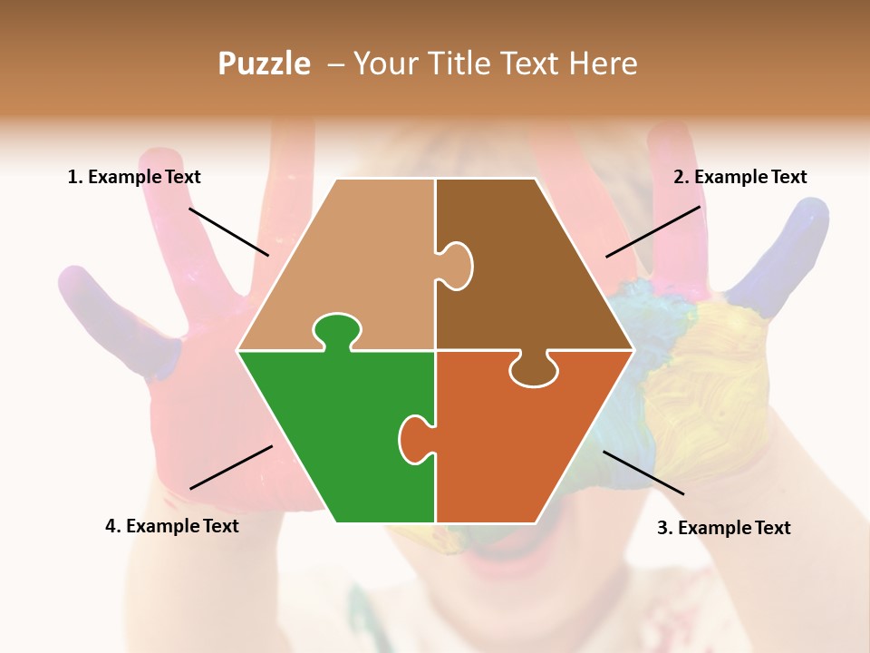 Excited Isolated Happiness PowerPoint Template