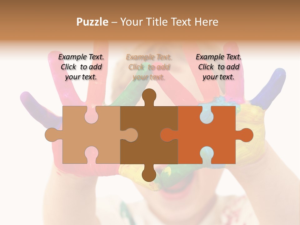 Excited Isolated Happiness PowerPoint Template