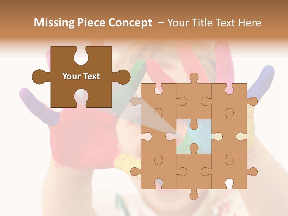 Excited Isolated Happiness PowerPoint Template