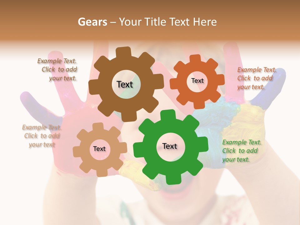 Excited Isolated Happiness PowerPoint Template