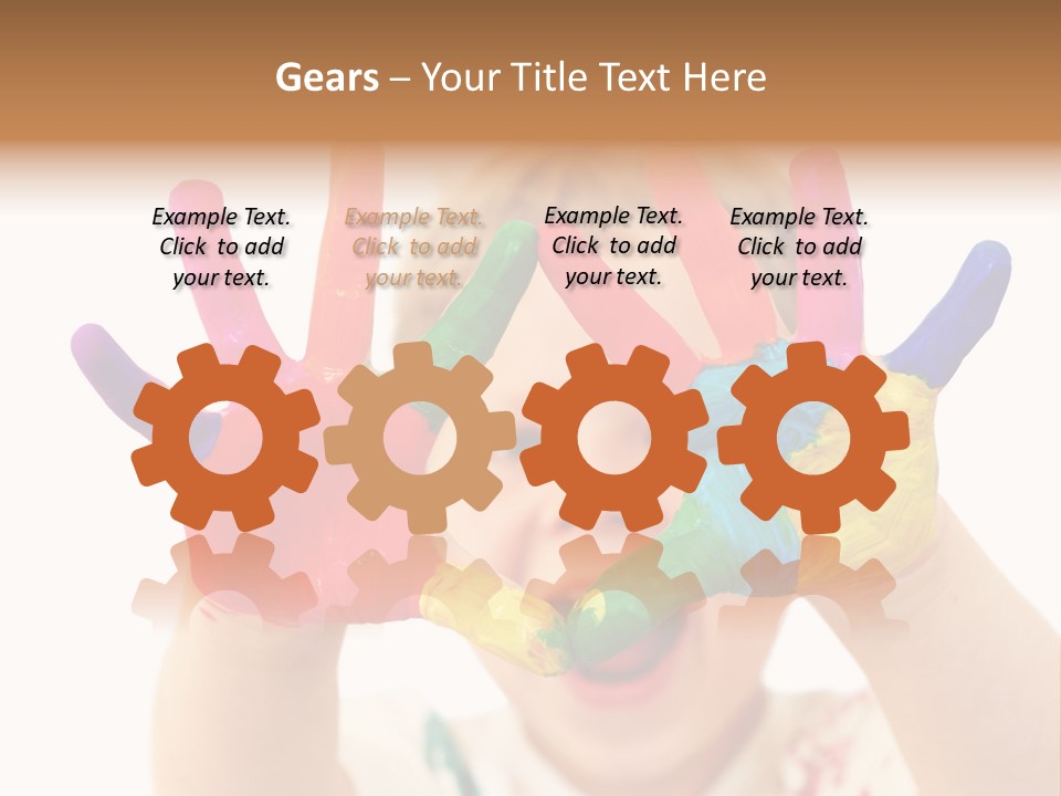 Excited Isolated Happiness PowerPoint Template