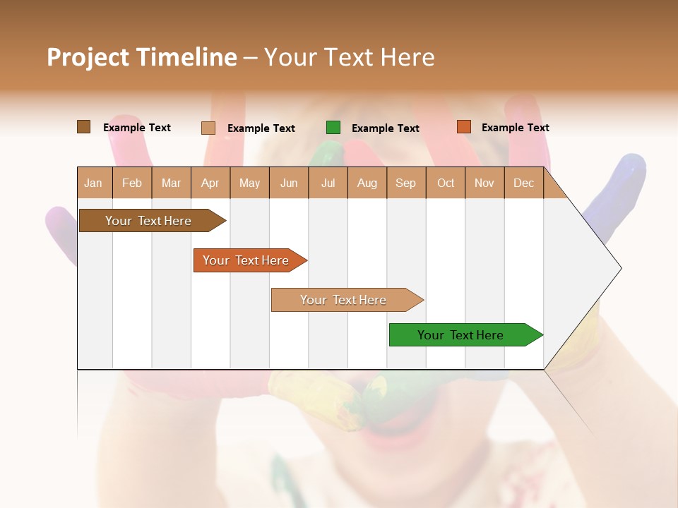 Excited Isolated Happiness PowerPoint Template
