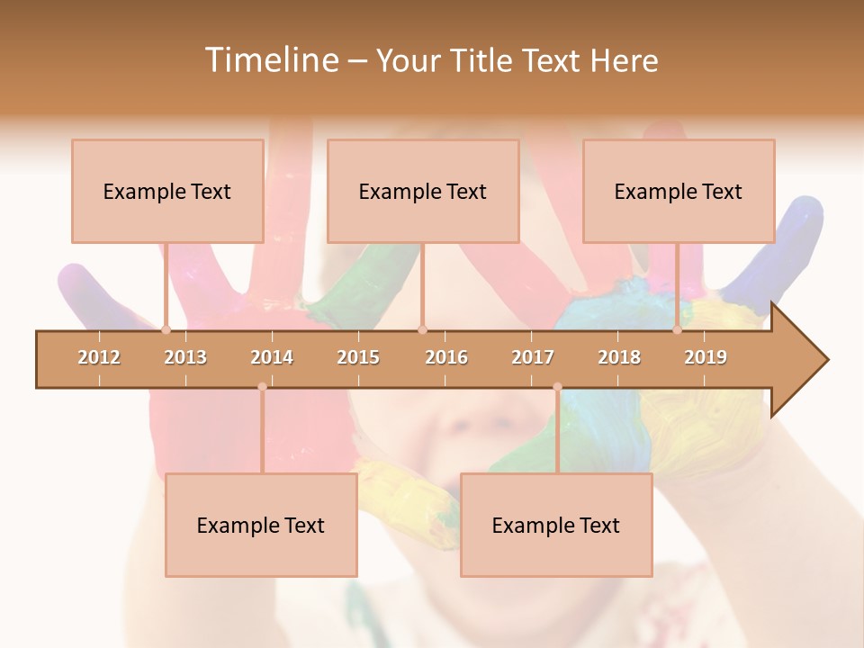 Excited Isolated Happiness PowerPoint Template