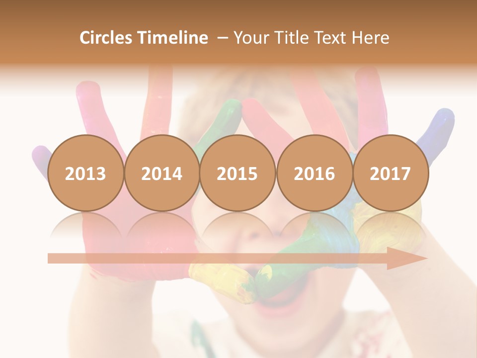 Excited Isolated Happiness PowerPoint Template