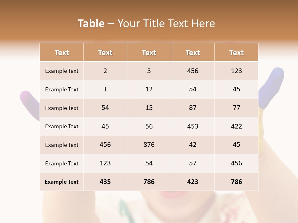 Excited Isolated Happiness PowerPoint Template