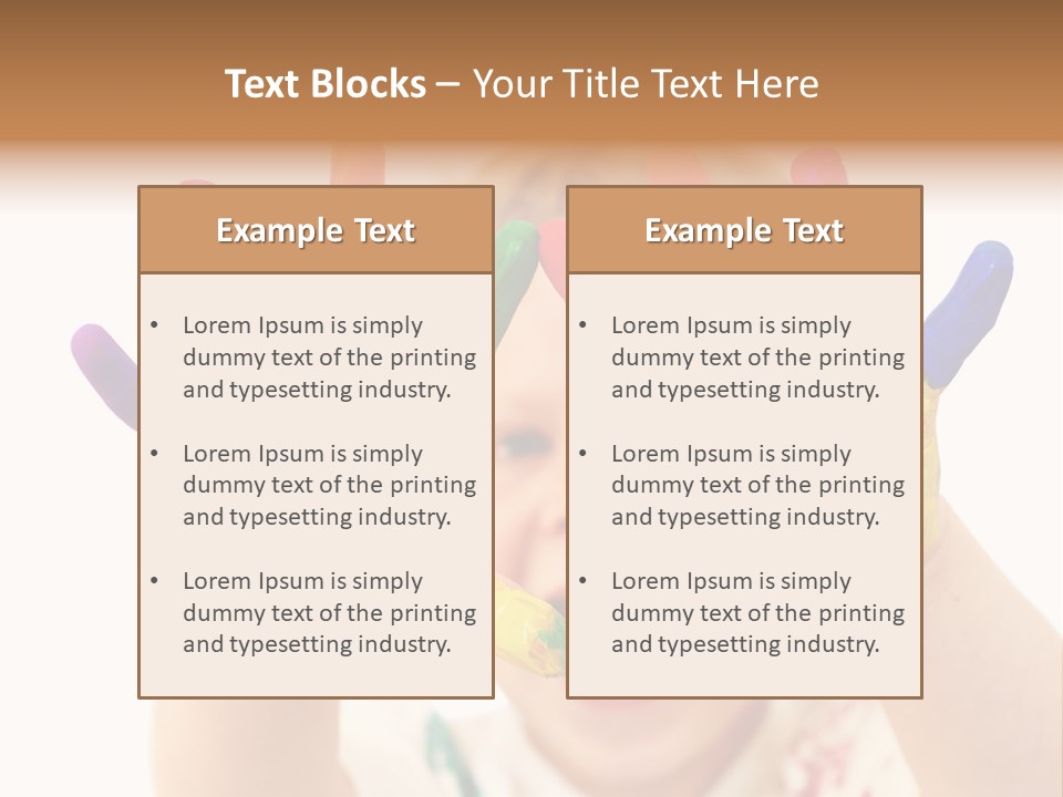 Excited Isolated Happiness PowerPoint Template