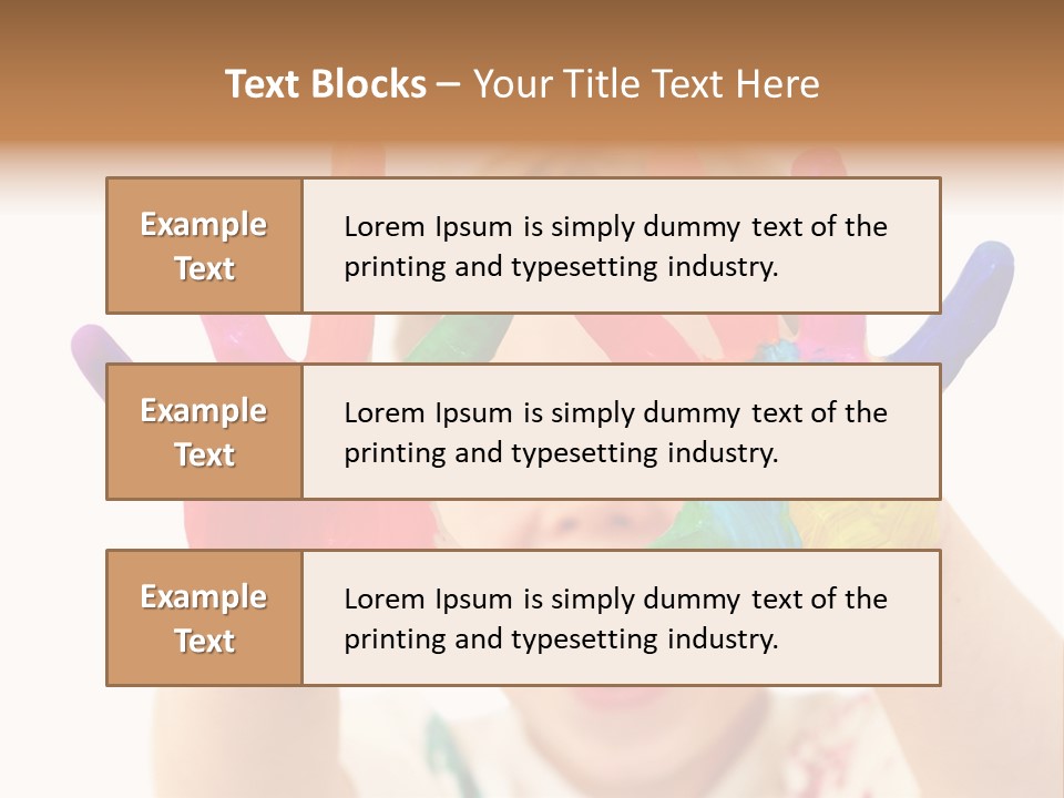 Excited Isolated Happiness PowerPoint Template