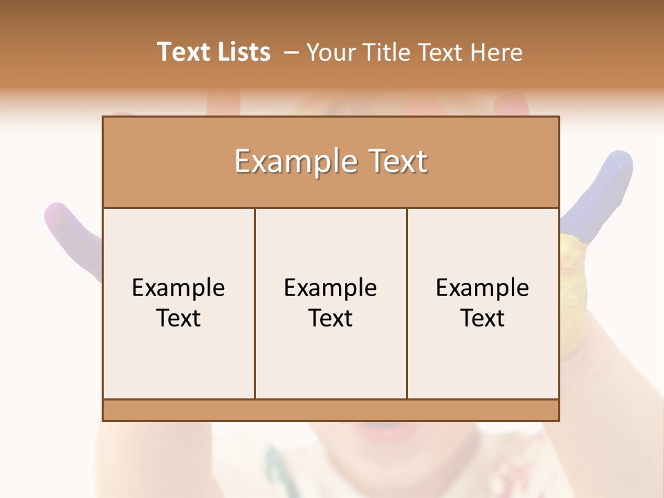 Excited Isolated Happiness PowerPoint Template
