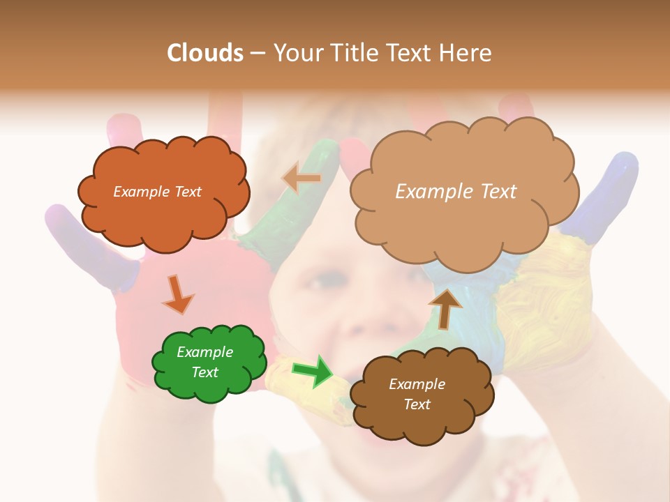 Excited Isolated Happiness PowerPoint Template