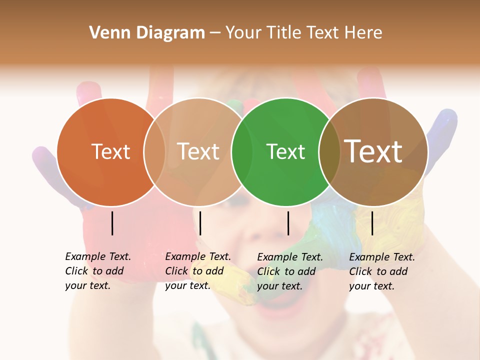 Excited Isolated Happiness PowerPoint Template
