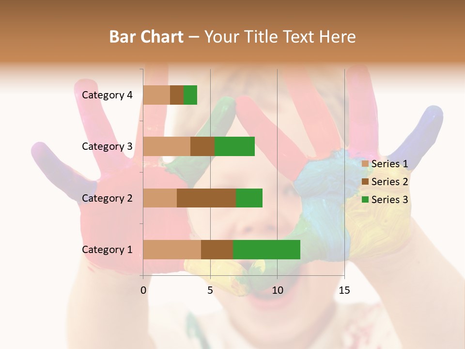 Excited Isolated Happiness PowerPoint Template