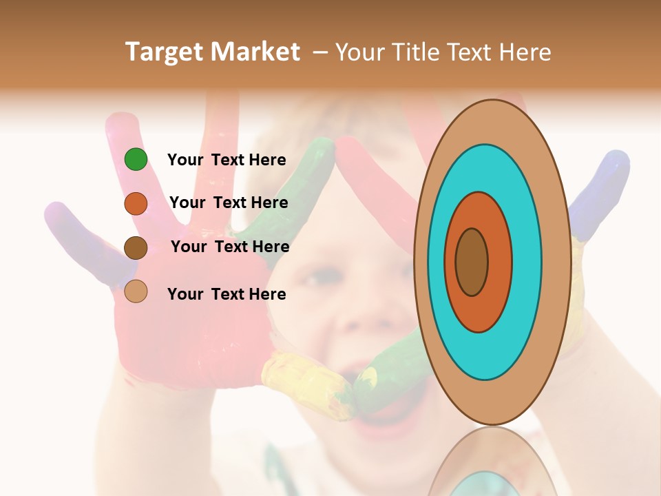 Excited Isolated Happiness PowerPoint Template