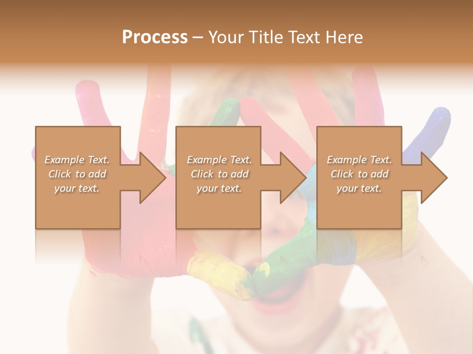 Excited Isolated Happiness PowerPoint Template