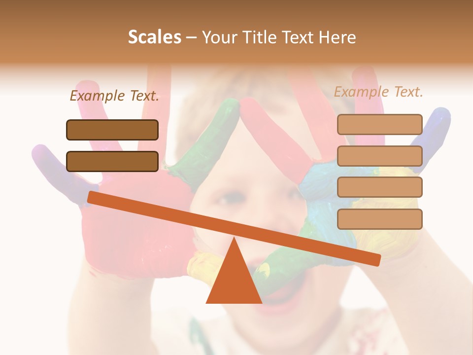 Excited Isolated Happiness PowerPoint Template