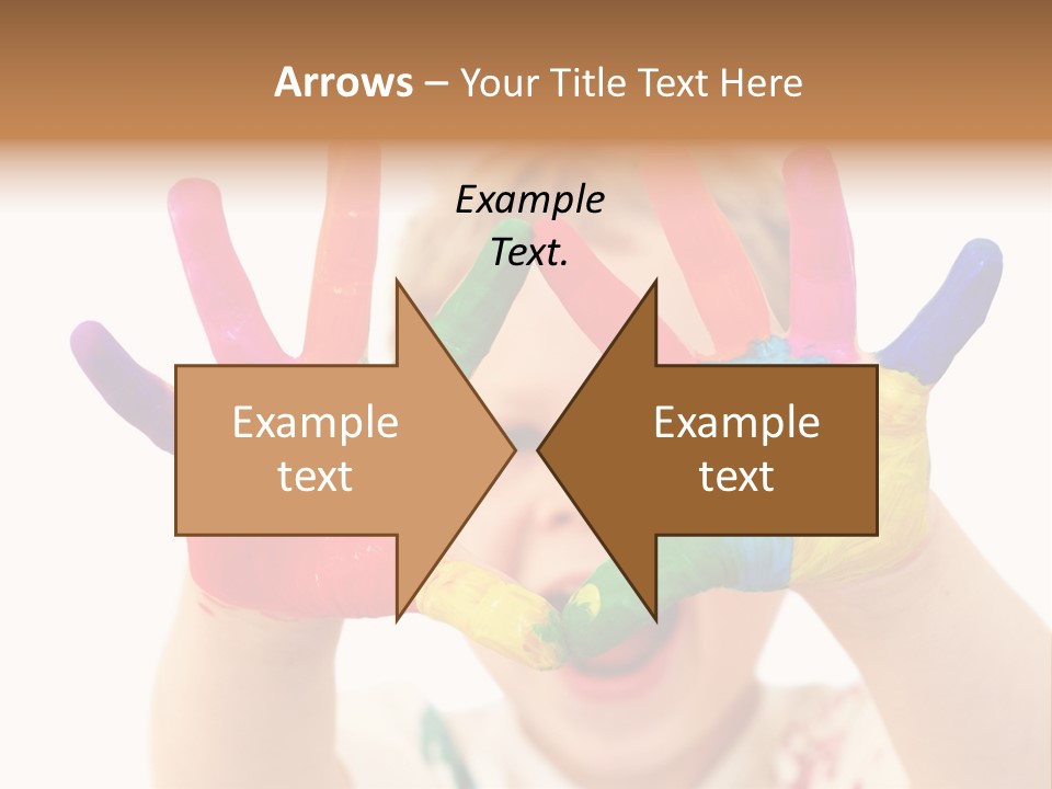 Excited Isolated Happiness PowerPoint Template