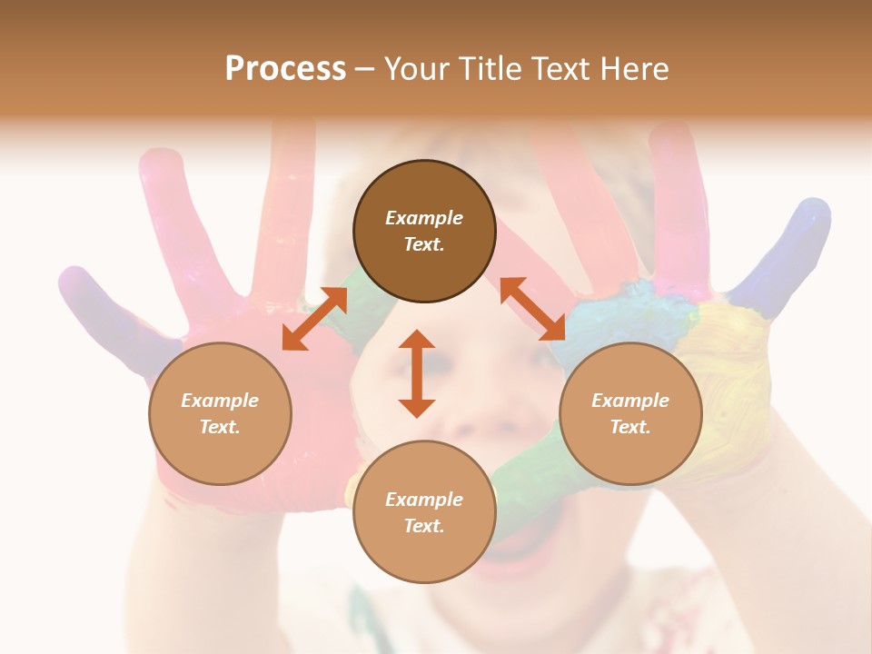 Excited Isolated Happiness PowerPoint Template