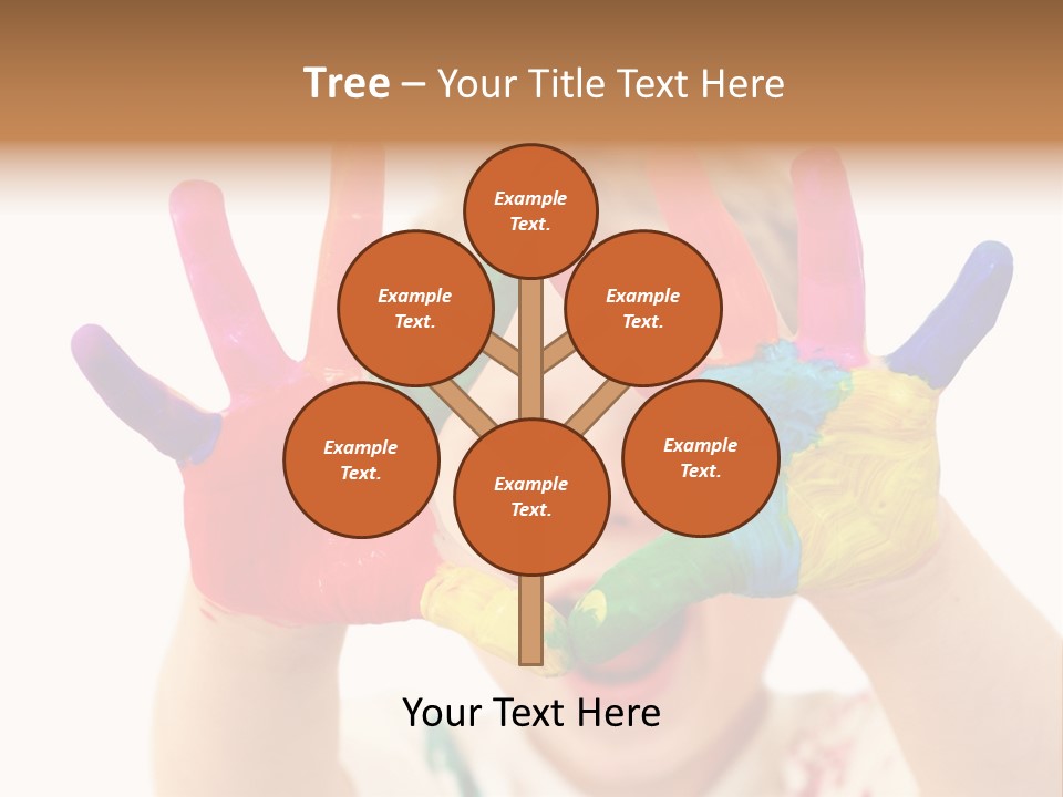 Excited Isolated Happiness PowerPoint Template