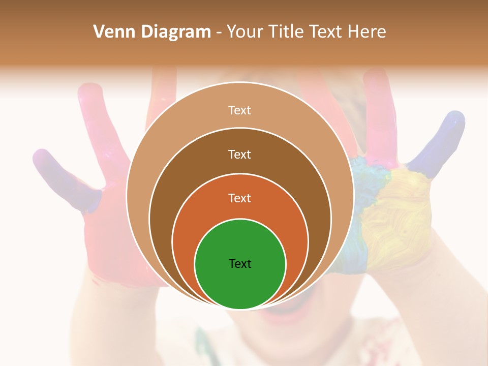 Excited Isolated Happiness PowerPoint Template
