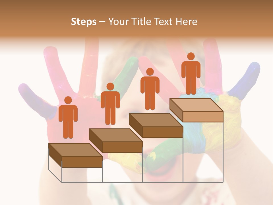 Excited Isolated Happiness PowerPoint Template