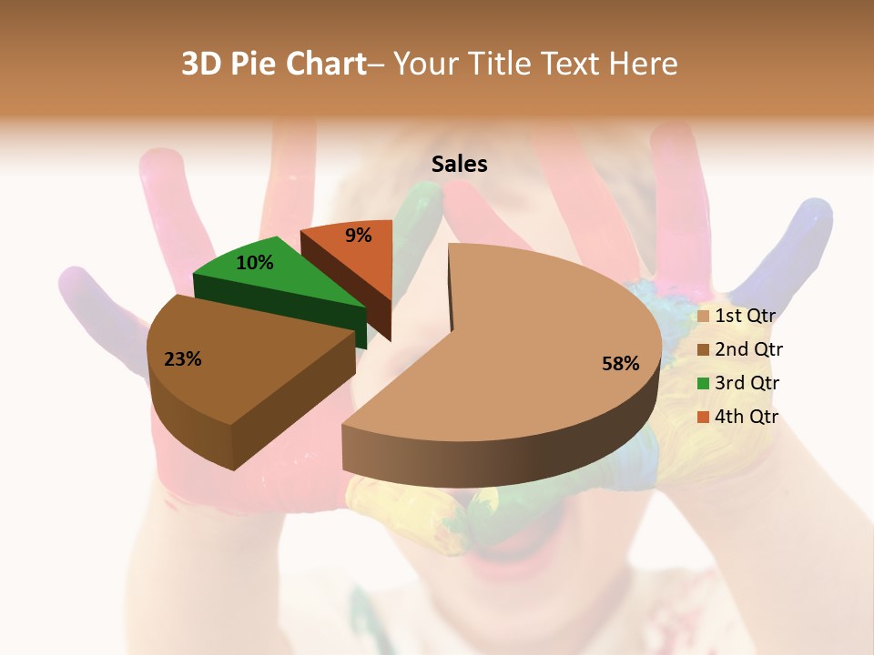 Excited Isolated Happiness PowerPoint Template
