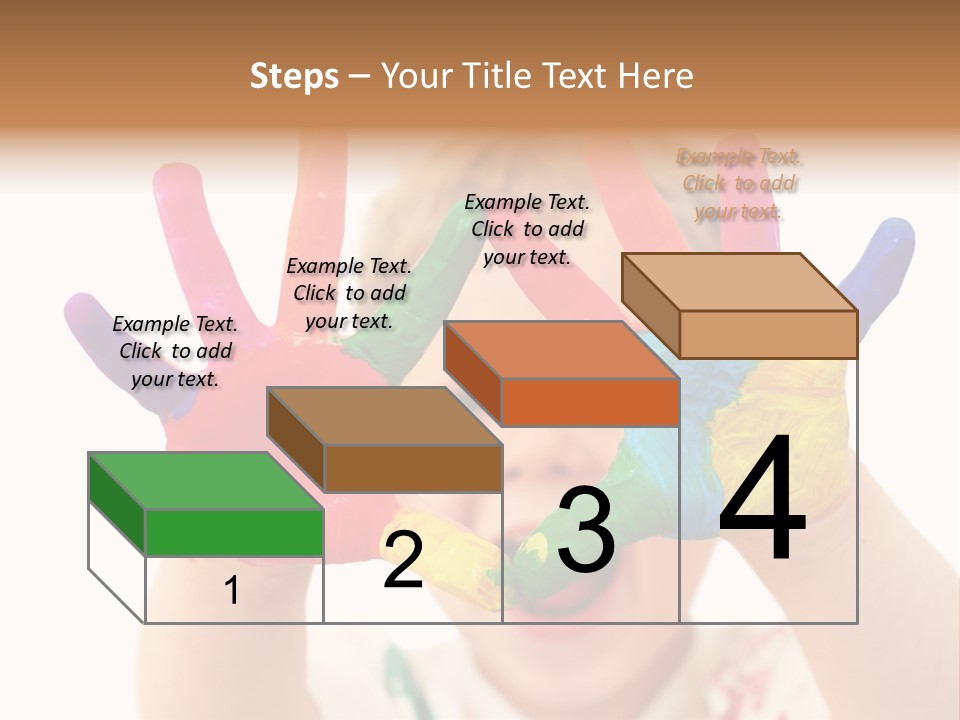 Excited Isolated Happiness PowerPoint Template