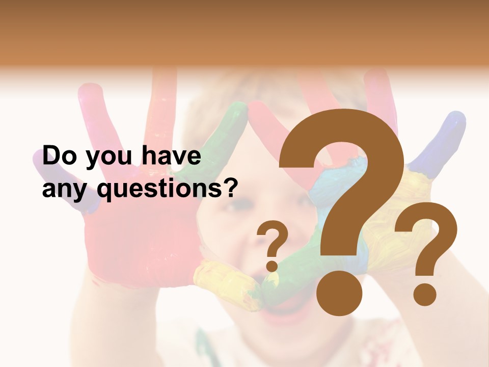 Excited Isolated Happiness PowerPoint Template