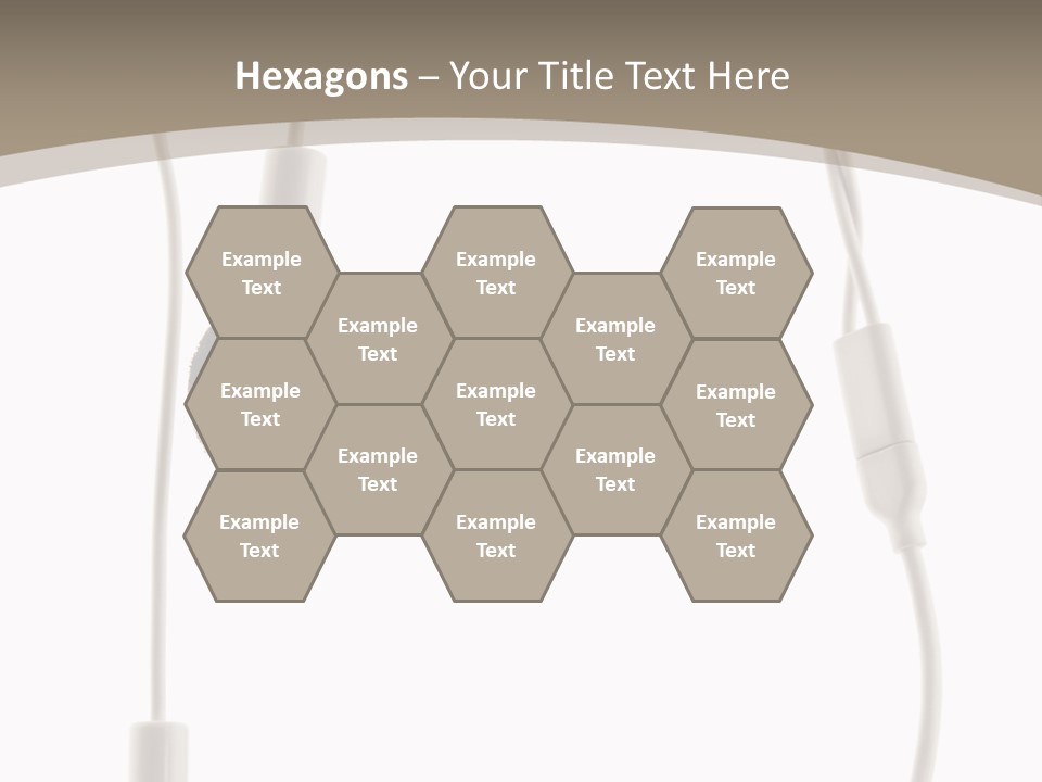 Isolated Player Hear PowerPoint Template