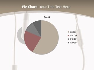 Isolated Player Hear PowerPoint Template