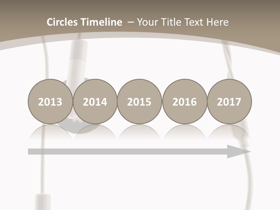 Isolated Player Hear PowerPoint Template