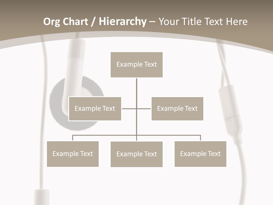 Isolated Player Hear PowerPoint Template