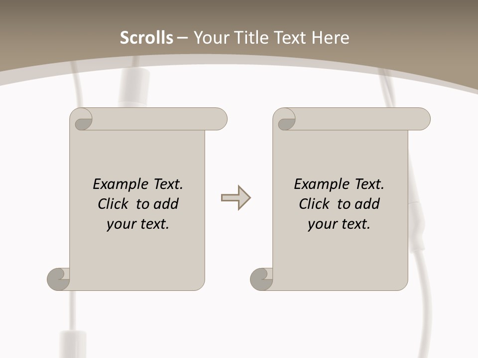 Isolated Player Hear PowerPoint Template