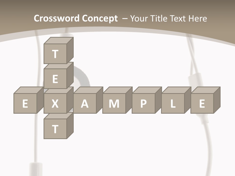 Isolated Player Hear PowerPoint Template