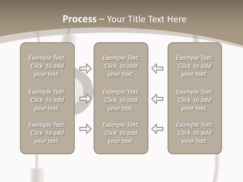 Isolated Player Hear PowerPoint Template