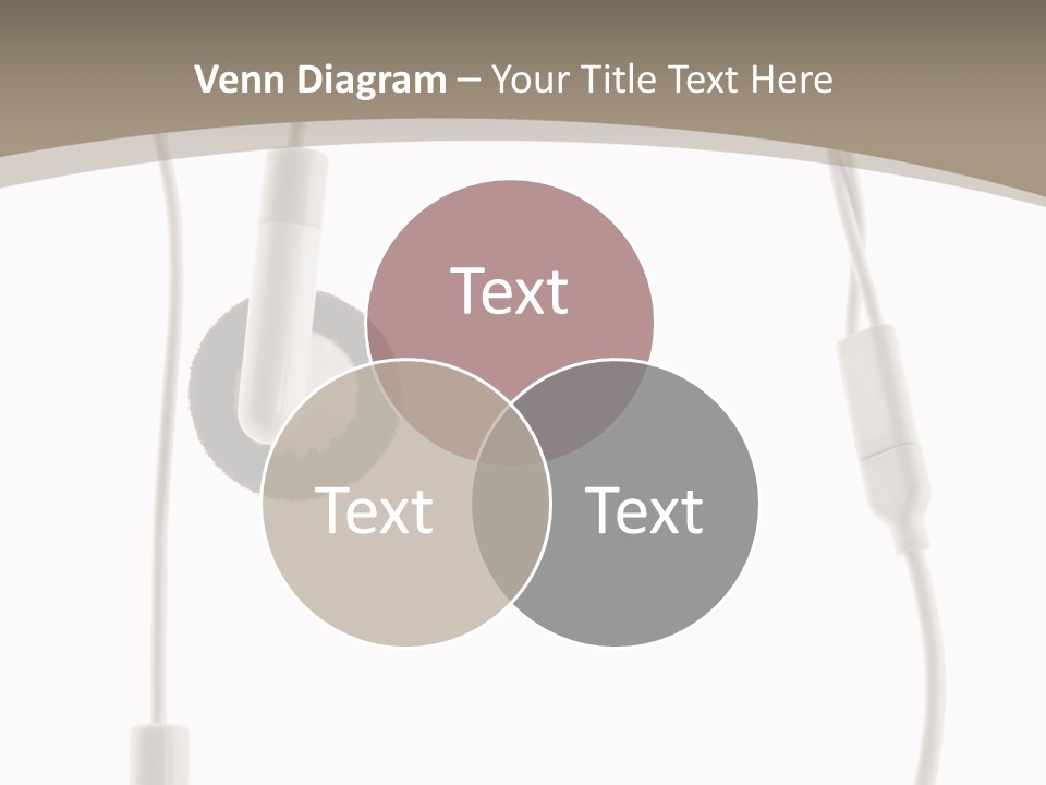 Isolated Player Hear PowerPoint Template