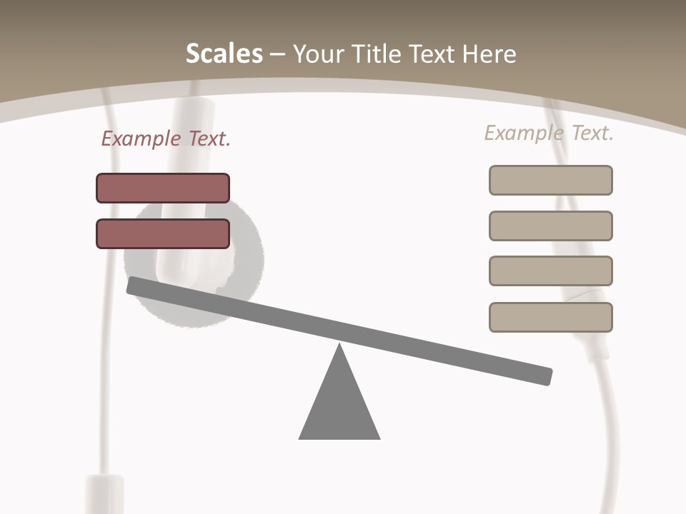 Isolated Player Hear PowerPoint Template