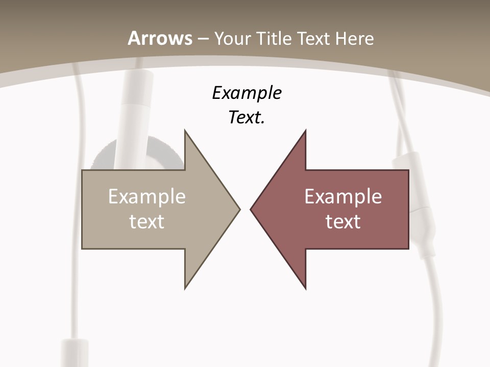 Isolated Player Hear PowerPoint Template