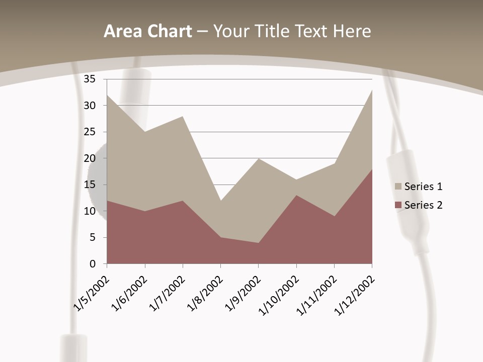 Isolated Player Hear PowerPoint Template