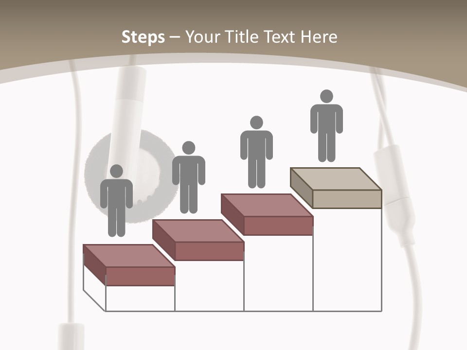 Isolated Player Hear PowerPoint Template
